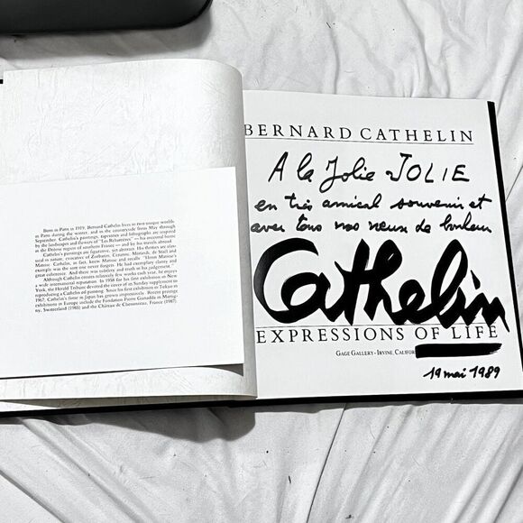 BERNARD CATHELIN EXPRESSIONS OF LIFE SIGNED ART BOOK - Picture 5 of 6